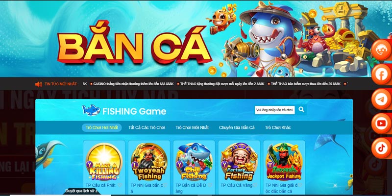 Khám phá đại dương cùng game bắn cá